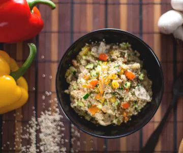 Quinoa with vegetables