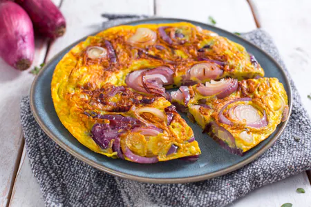 Onion frittata