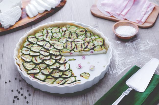 Savory Tart with Ricotta and Zucchini - Italian recipes by GialloZafferano