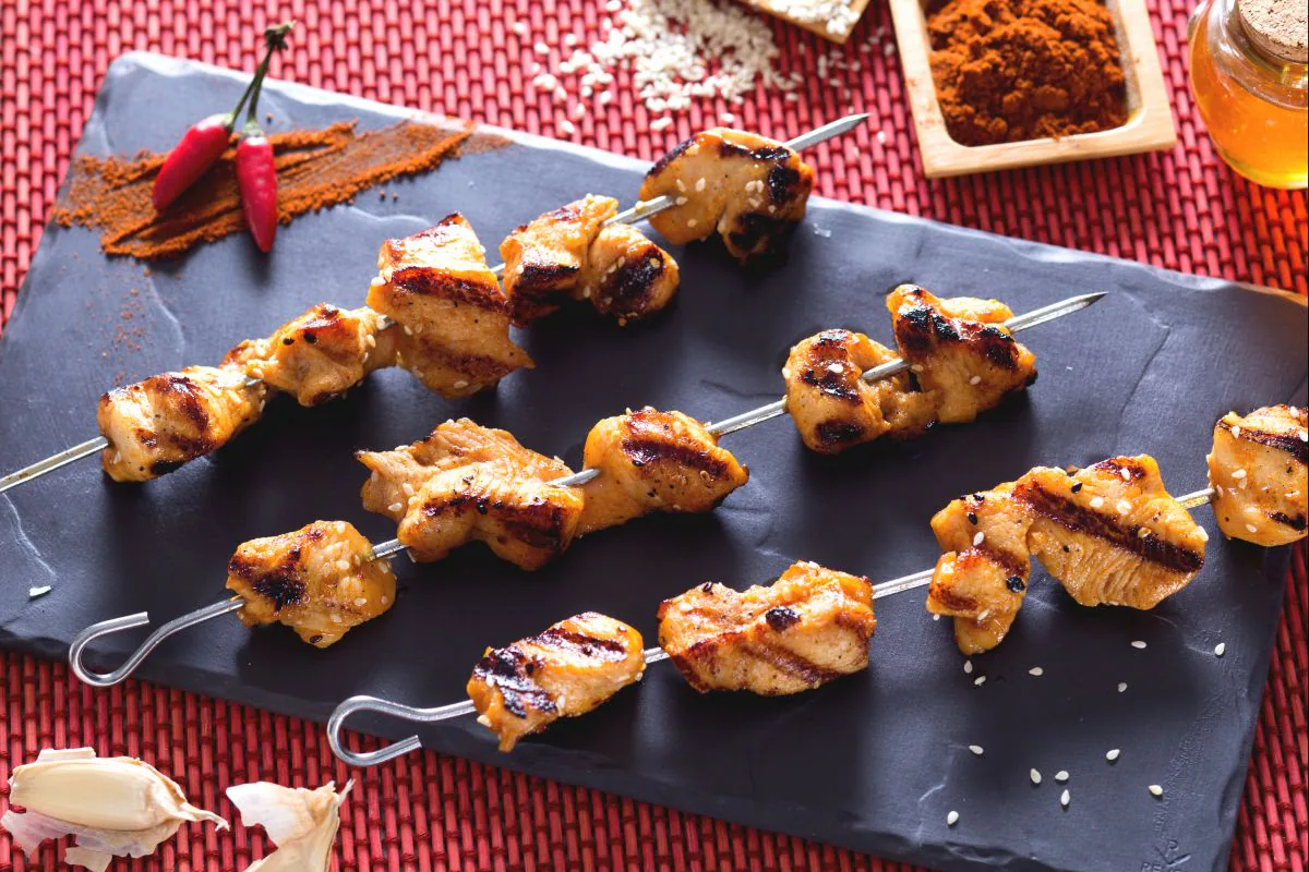 Spicy Chicken Skewers