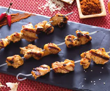 Spicy Chicken Skewers