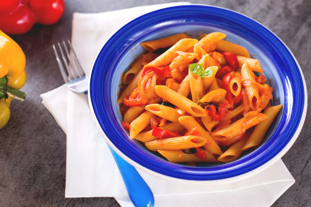 Penne with Peppers