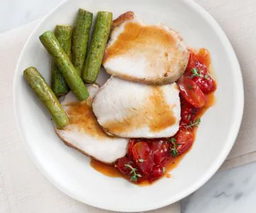 Pork Loin with Tomato Jam