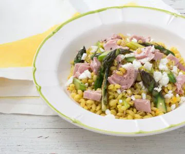 Barley with Tuna and Saffron