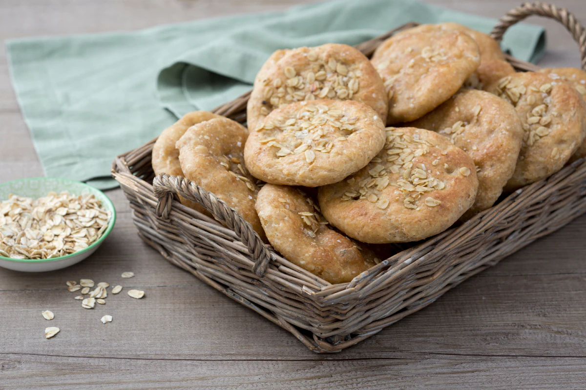 Oat Flakes Focaccias