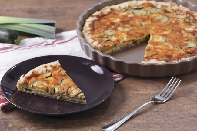 Zucchini Quiche - Italian recipes by GialloZafferano