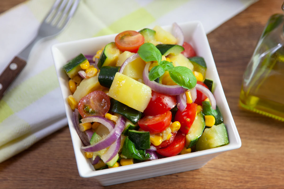 Potato and Zucchini Salad