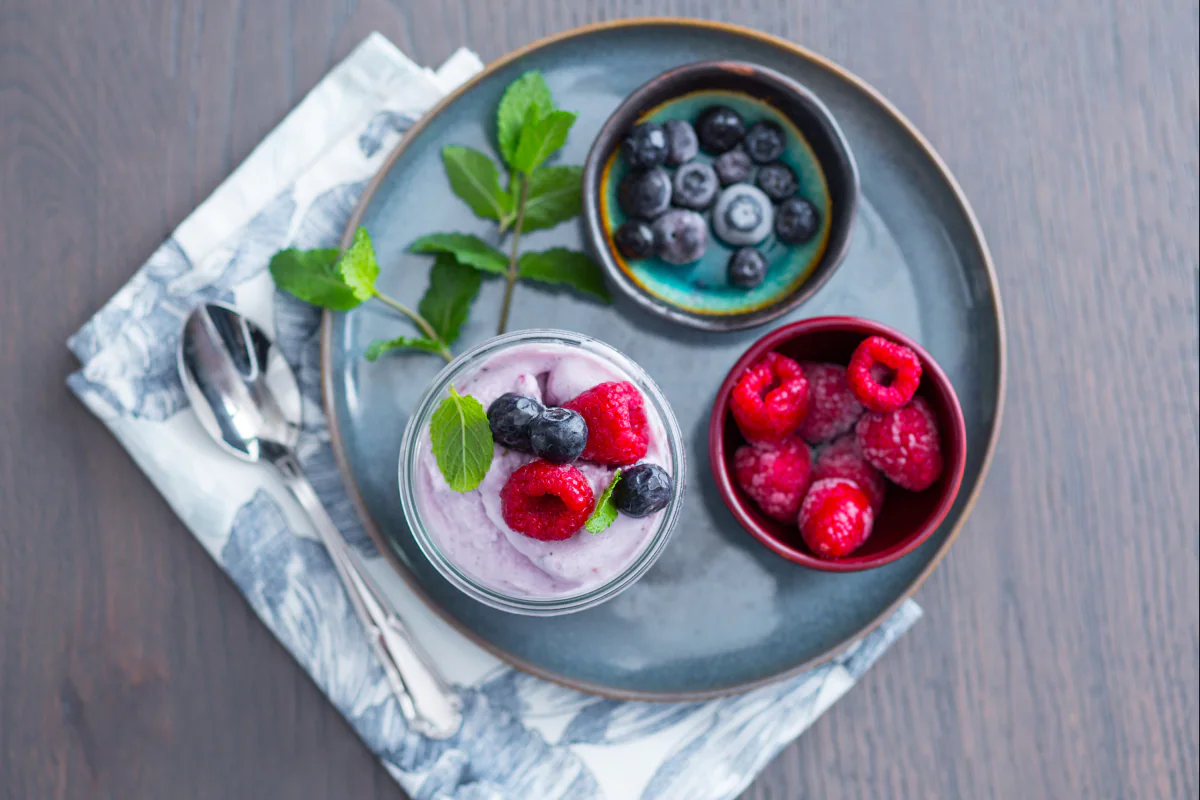 No Churn Berry Ice Cream