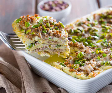 Pistachio Lasagna