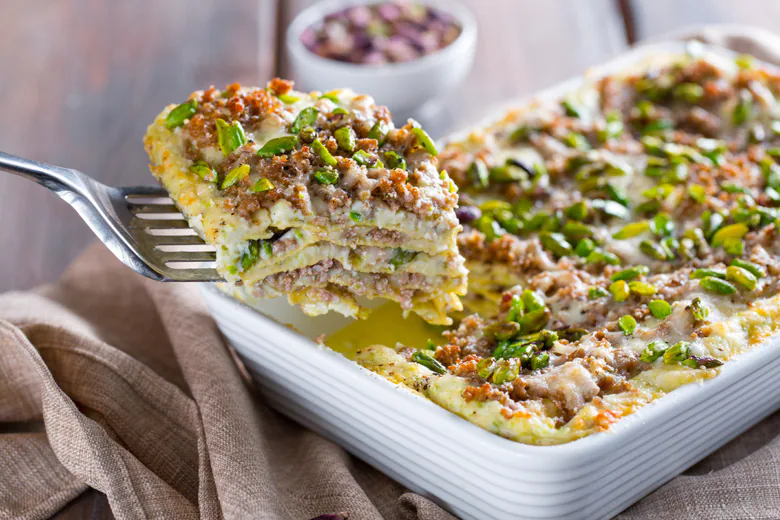 Pistachio Lasagna