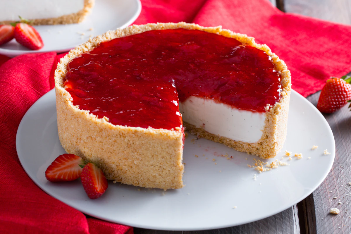 Delicious Strawberry Cheesecake