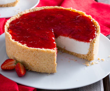 Delicious Strawberry Cheesecake