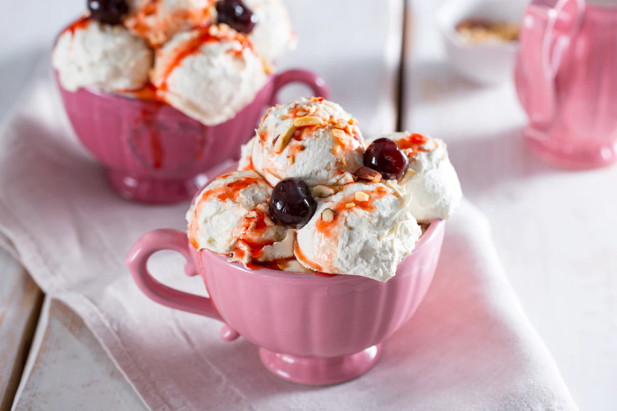 Easy Black Cherry Ice Cream