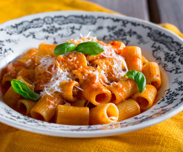 Pasta Nduja and Pecorino