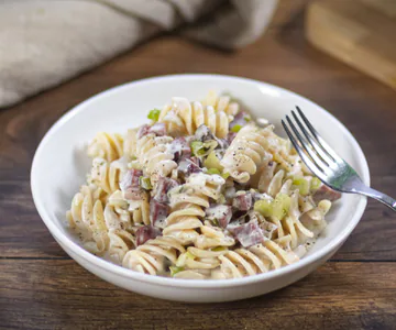 Robiola and Speck Pasta