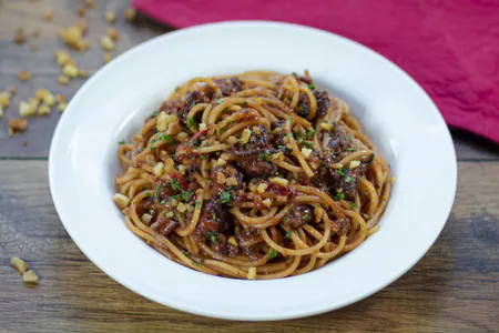 Spaghetti with Octopus Sauce