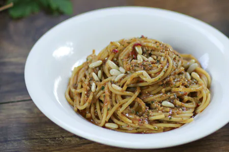 Spaghetti with Anchovies