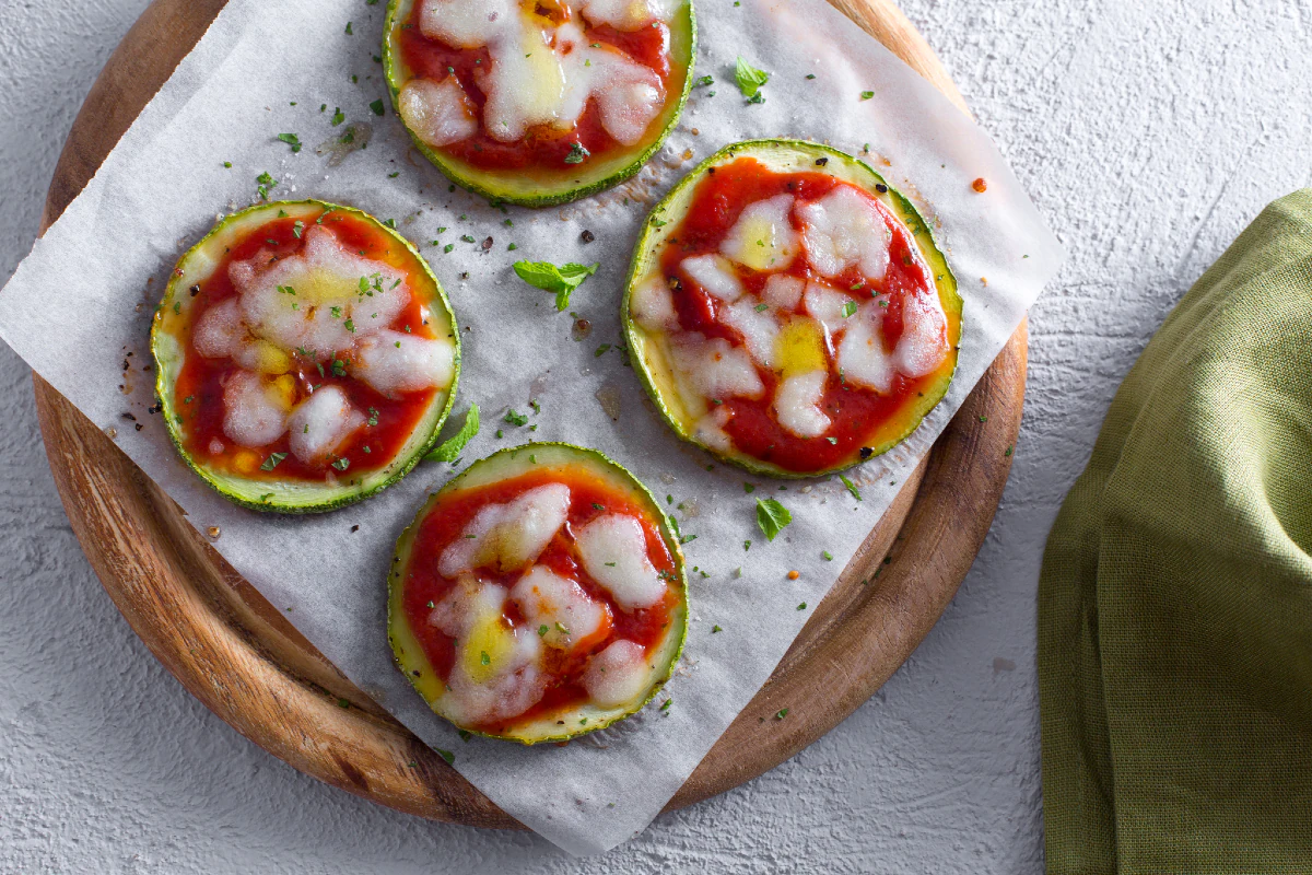 Zucchini Mini Pizzas