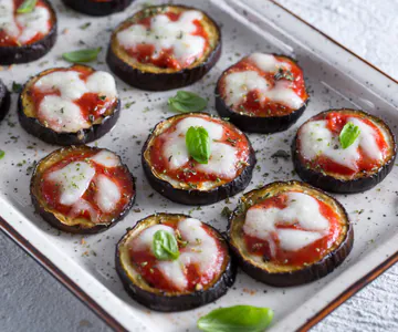 Eggplant Mini Pizzas