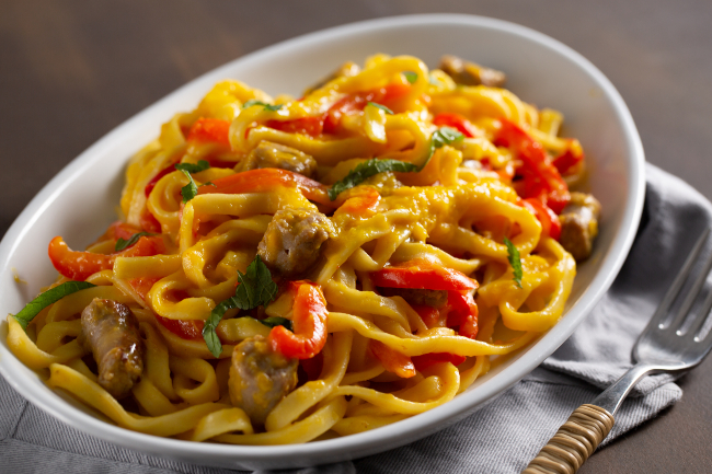 Sausage and Pepper Pasta - Italian recipes by GialloZafferano