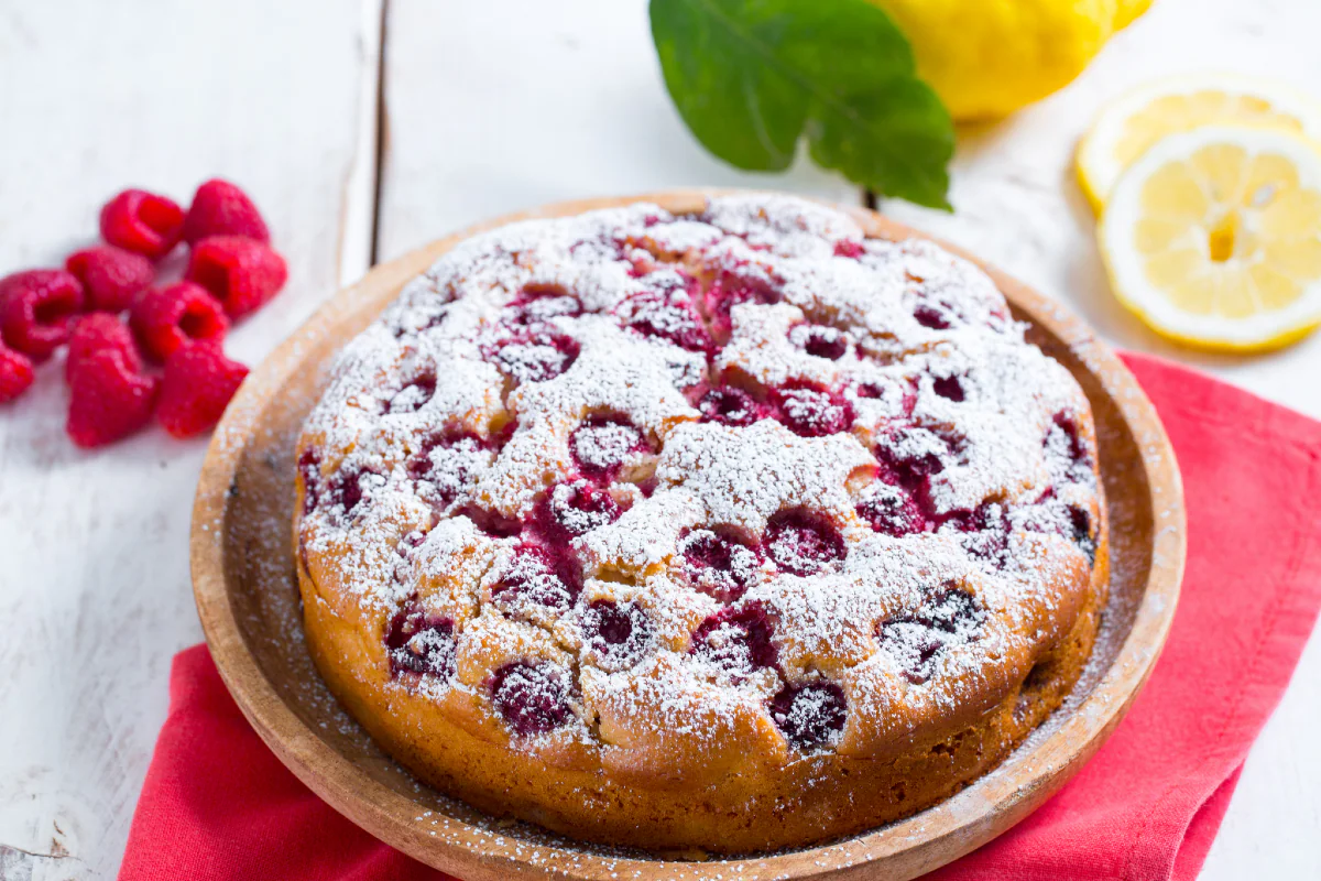 Vegan Raspberry Cake