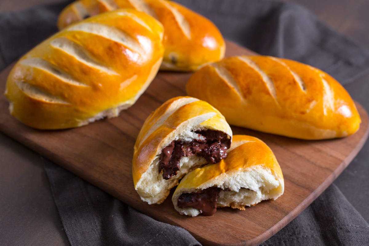 Chocolate Filled Buns