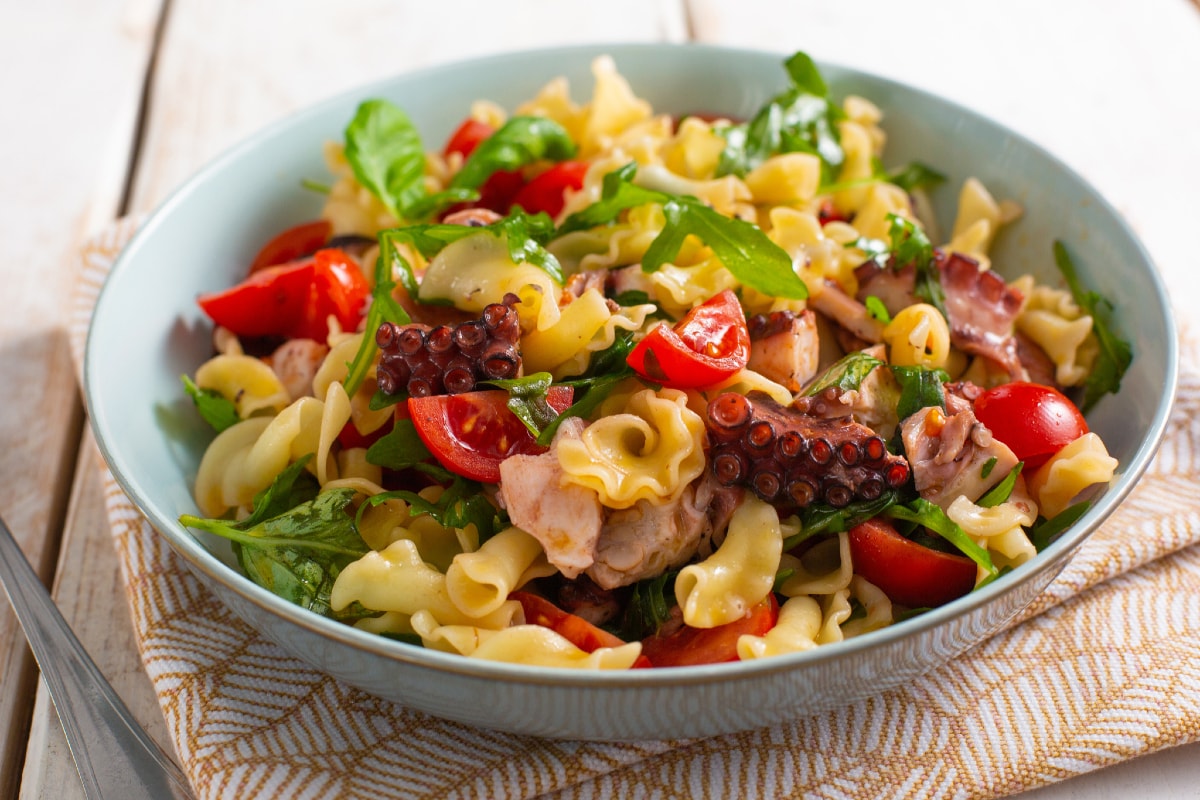 Octopus Pasta Salad