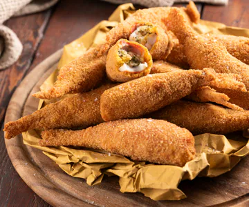 Stuffed and Fried Red Mullet