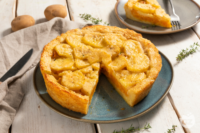 Potato Gateau with Pumpkin and Taleggio - Italian recipes by GialloZafferano