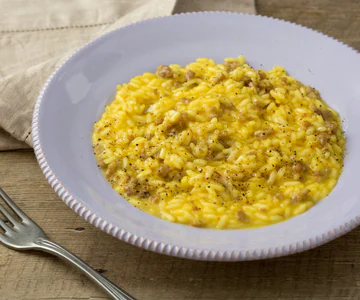 Sausage and Saffron Risotto