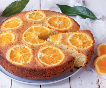 Upside-down Orange Cake