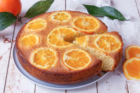 Upside-down Orange Cake