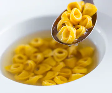 Tortellini in broth