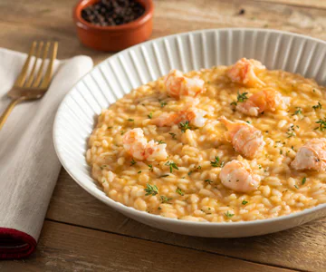 Risotto with Shrimp Cream