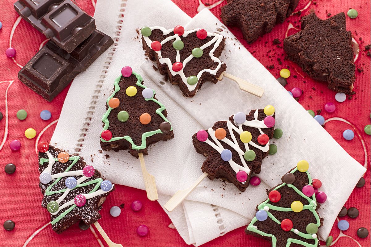 Christmas Tree Brownies