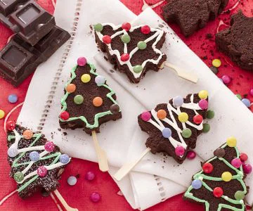 Christmas Tree Brownies