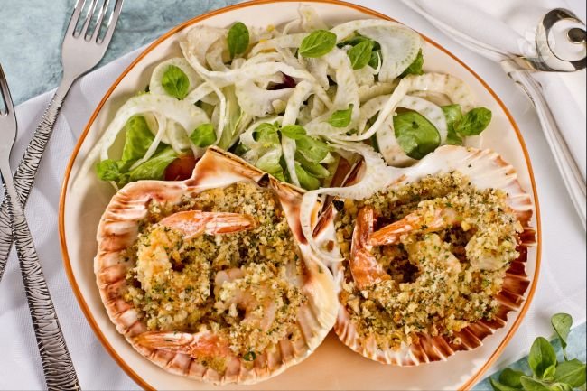 Gratinated Shrimps - Italian recipes by GialloZafferano