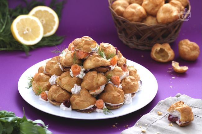 Savory Profiteroles - Italian recipes by GialloZafferano