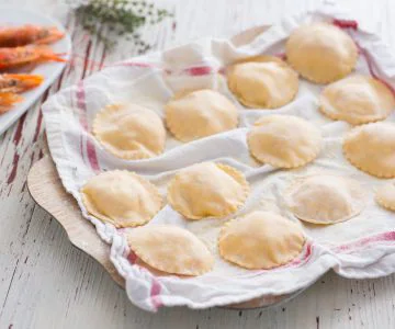 Shrimp and Lemon Ravioli