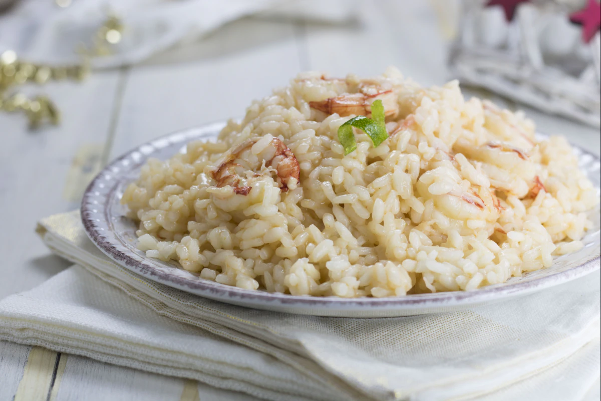 Prawn, Lime, and Prosecco Risotto