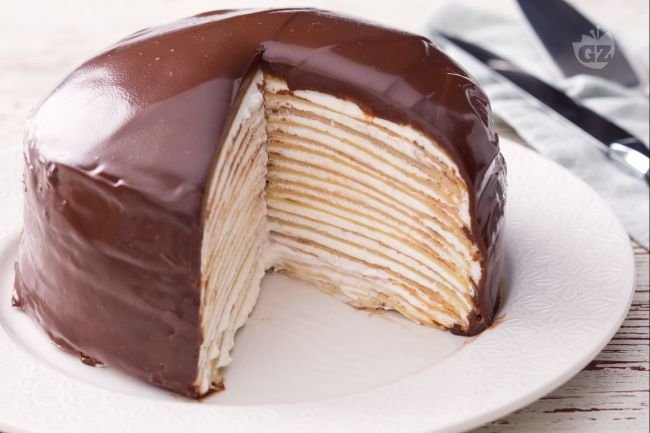 Crepe Cake - Italian recipes by GialloZafferano