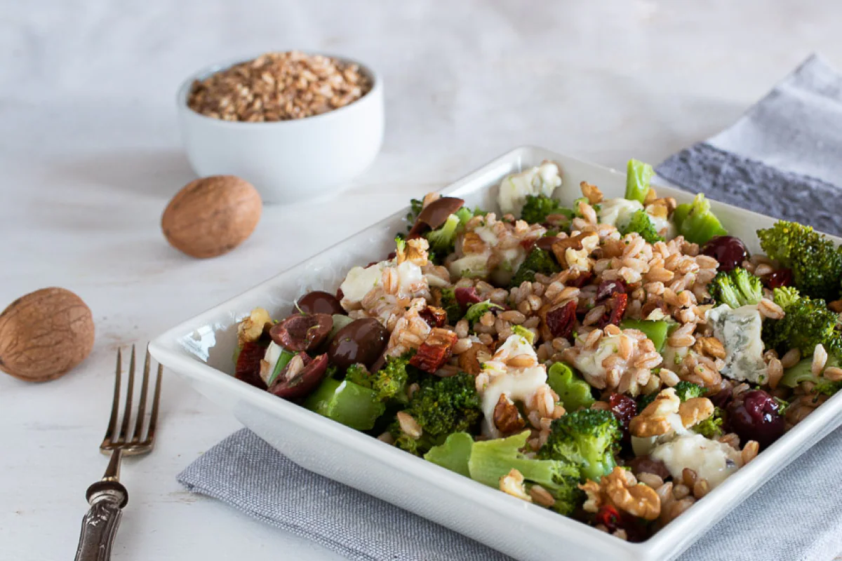 Barley and Broccoli Salad