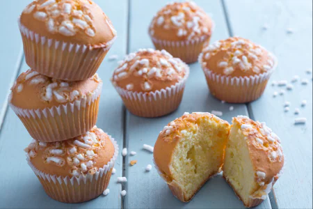 Hot Milk Muffins