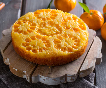 Upside-down Mandarin Cake