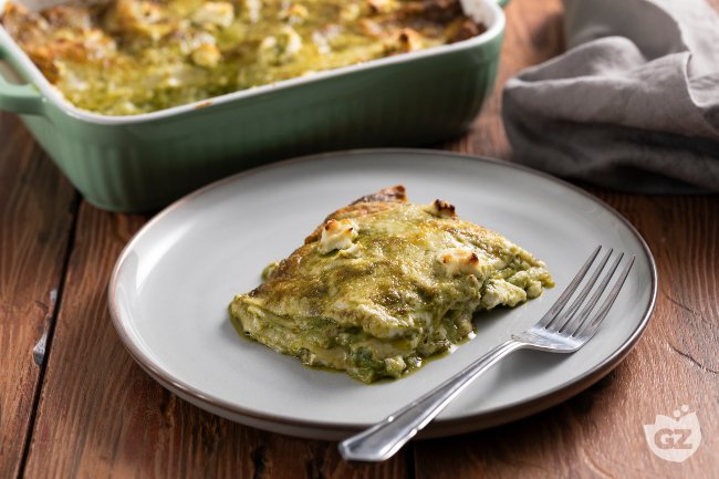 Lasagna with Pesto and Ricotta - Italian recipes by GialloZafferano