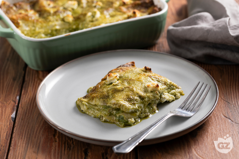 Lasagna with Pesto and Ricotta
