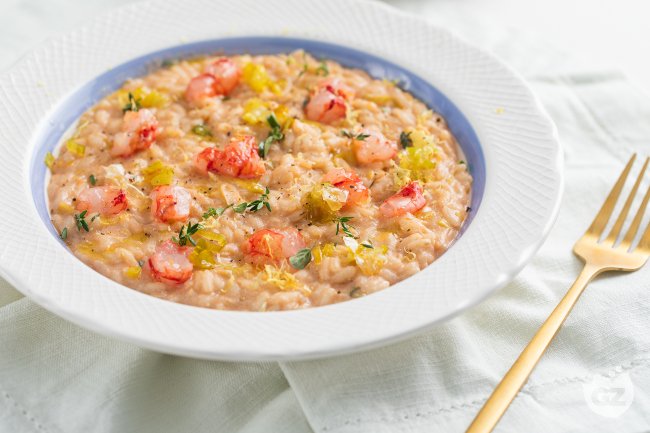 Prawn and Leek Risotto - Italian recipes by GialloZafferano