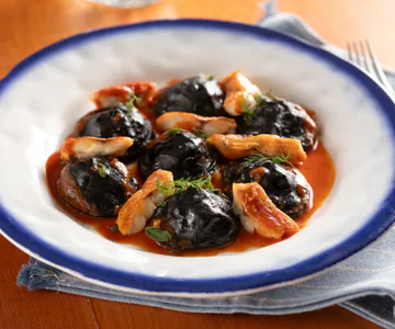 Squid Ink Ravioli