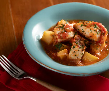 Easy stewed cod