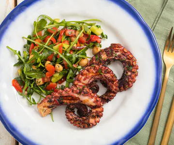 Grilled Octopus with Salad